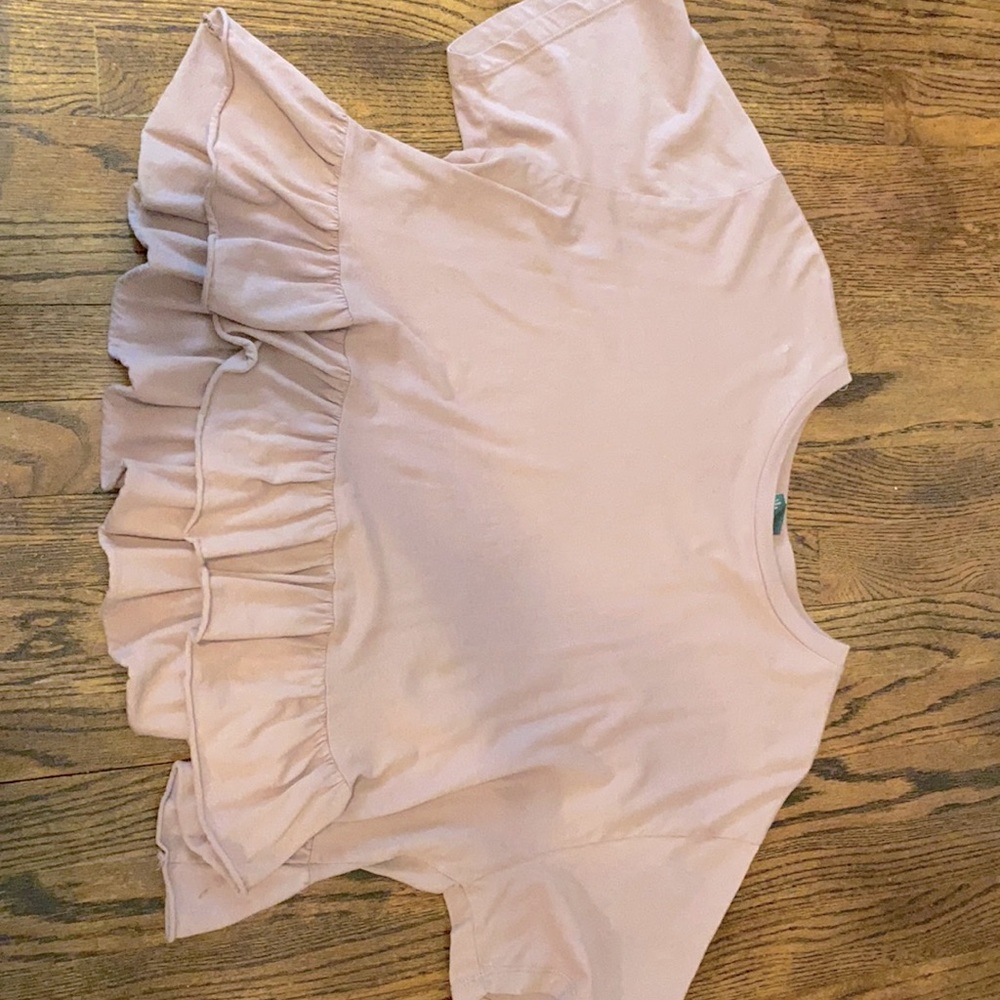 ruffled crop top